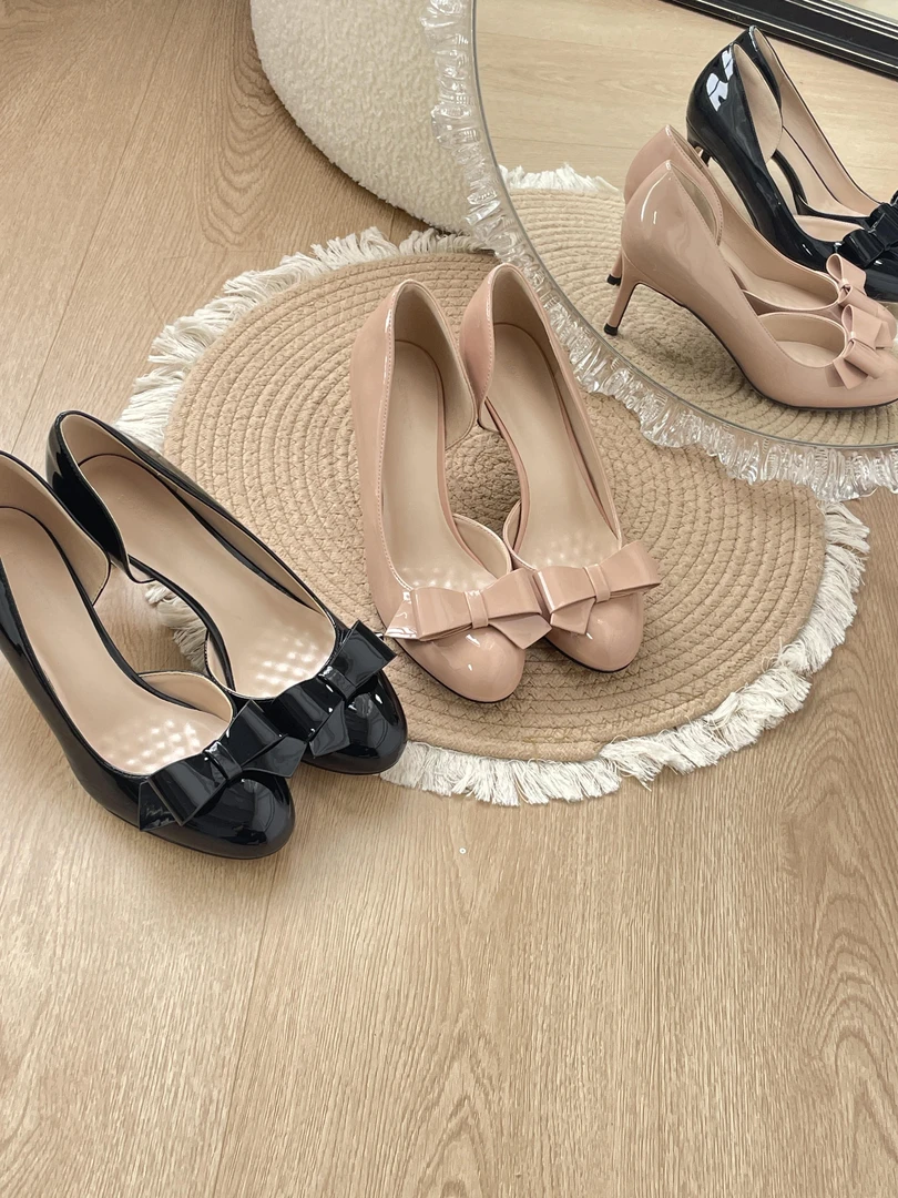 一字式扣带增高常规细跟高跟鞋气质玛丽珍欧若精灵风