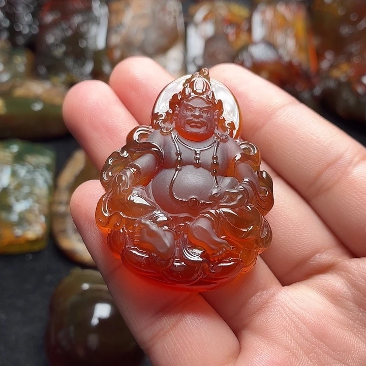 c***o琥珀未镶嵌颈饰，，