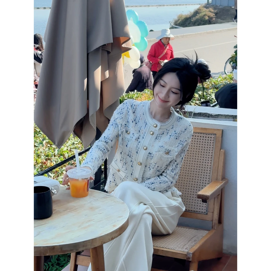 【100%羊毛】2025秋冬新款高级感小香风气质羊毛外套女爆款ZG0236