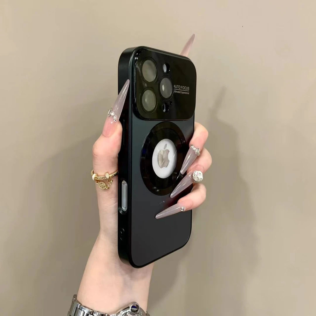 大视窗苹果17磁吸适用苹果16promax手机壳15pro磨砂iPhone14/13硬