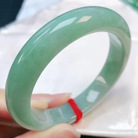未镶嵌手镯翡翠55圈口081460