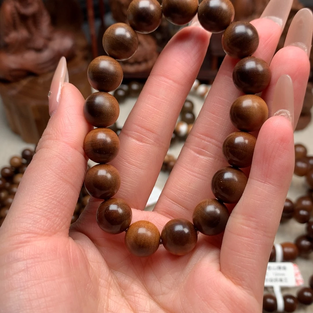 檀香木手串/手链老山檀香1.2奶香黑肉福利