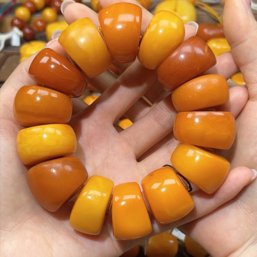 【闪购商品】琥珀裸石未镶嵌手串