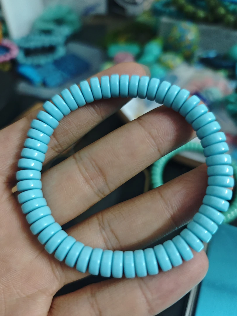 g22 天空蓝药片手串8mm