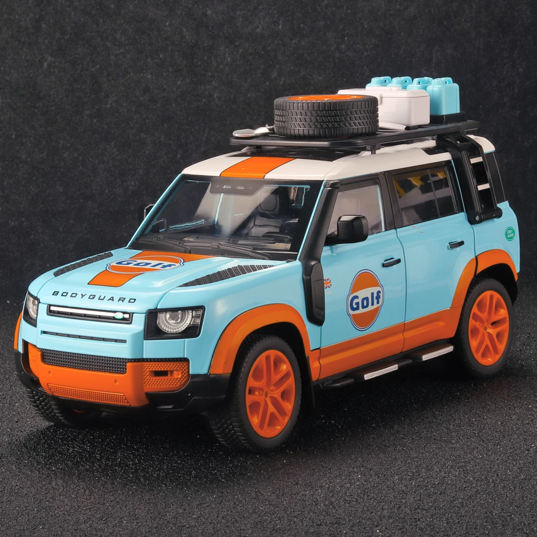 【新款推荐】1/18路虎卫士涂装版合金模型收藏摆件车吉普车车模型