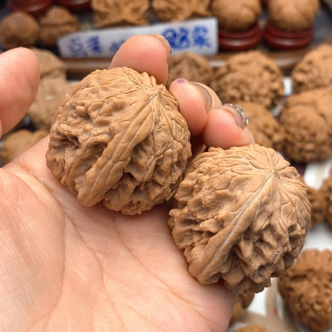 【闪购商品】文玩核桃吊坠团**赢153号5对核桃