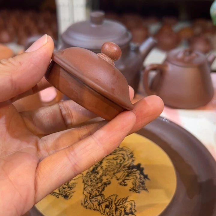茶壶紫砂嗯**！盖子。