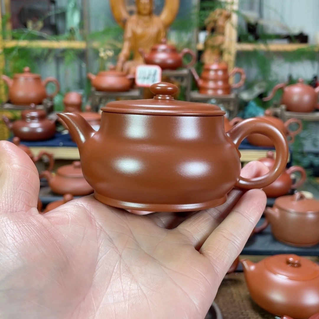 紫砂茶壶猎*座朱泥明炉