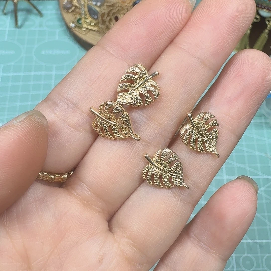 亚克力叶子耳针（2对）