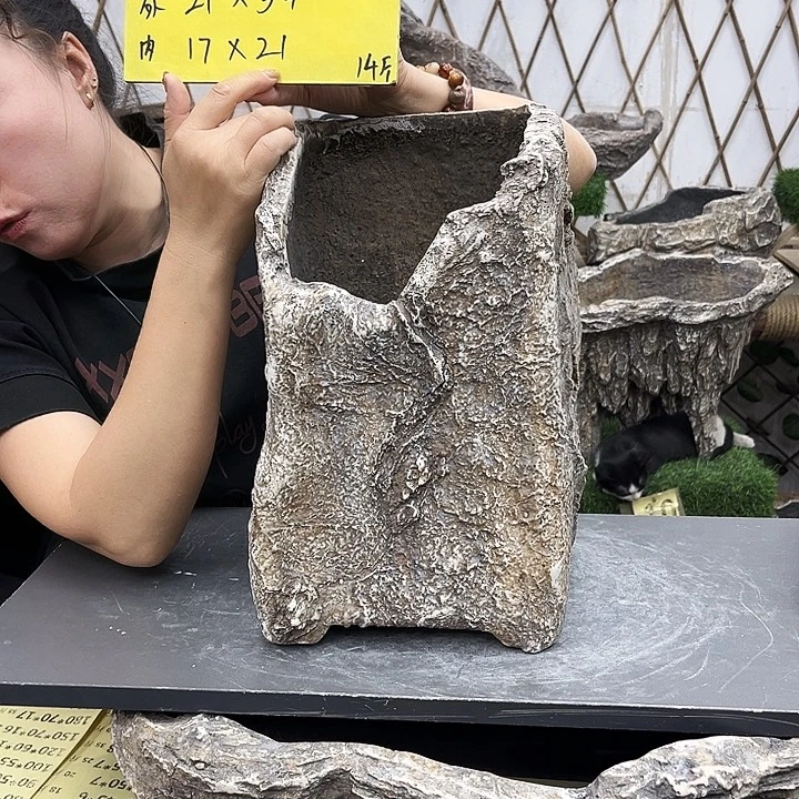 盆景盆异性花盆鱼缸p7-001