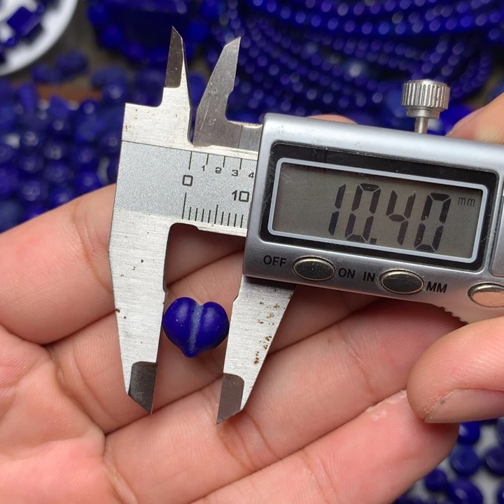 青金石未镶嵌10mm屁桃