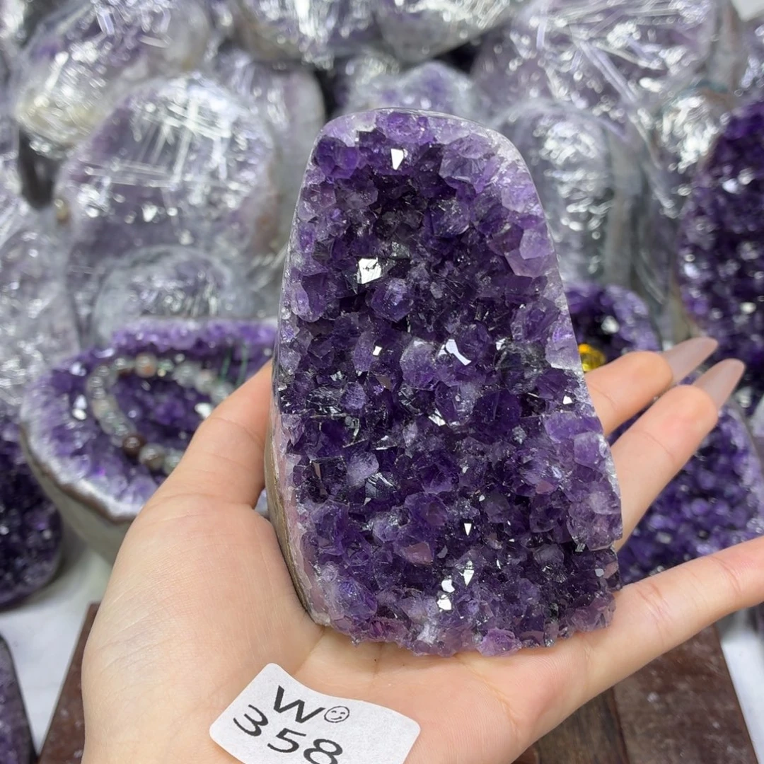 未镶嵌紫晶摆件紫水晶