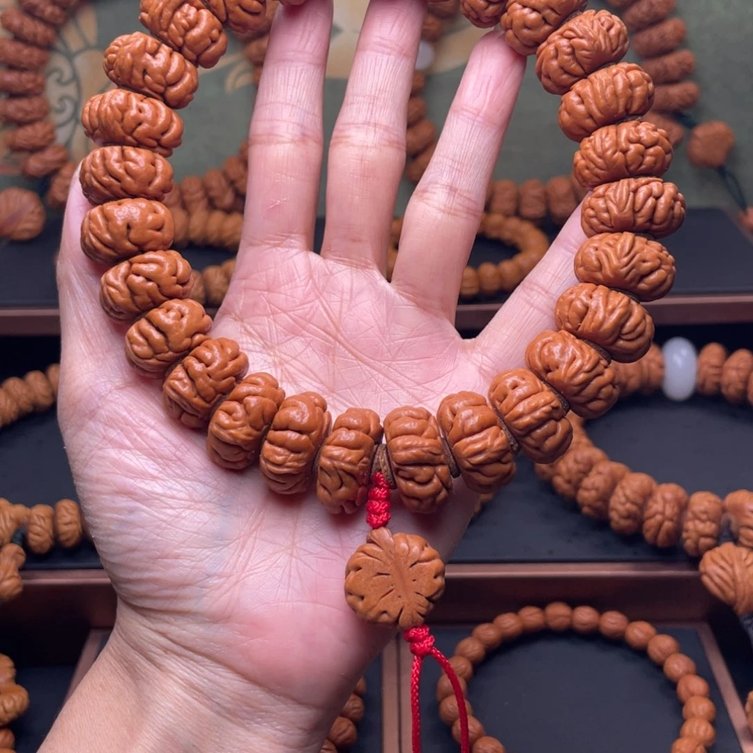 手串桃核20白玉龙