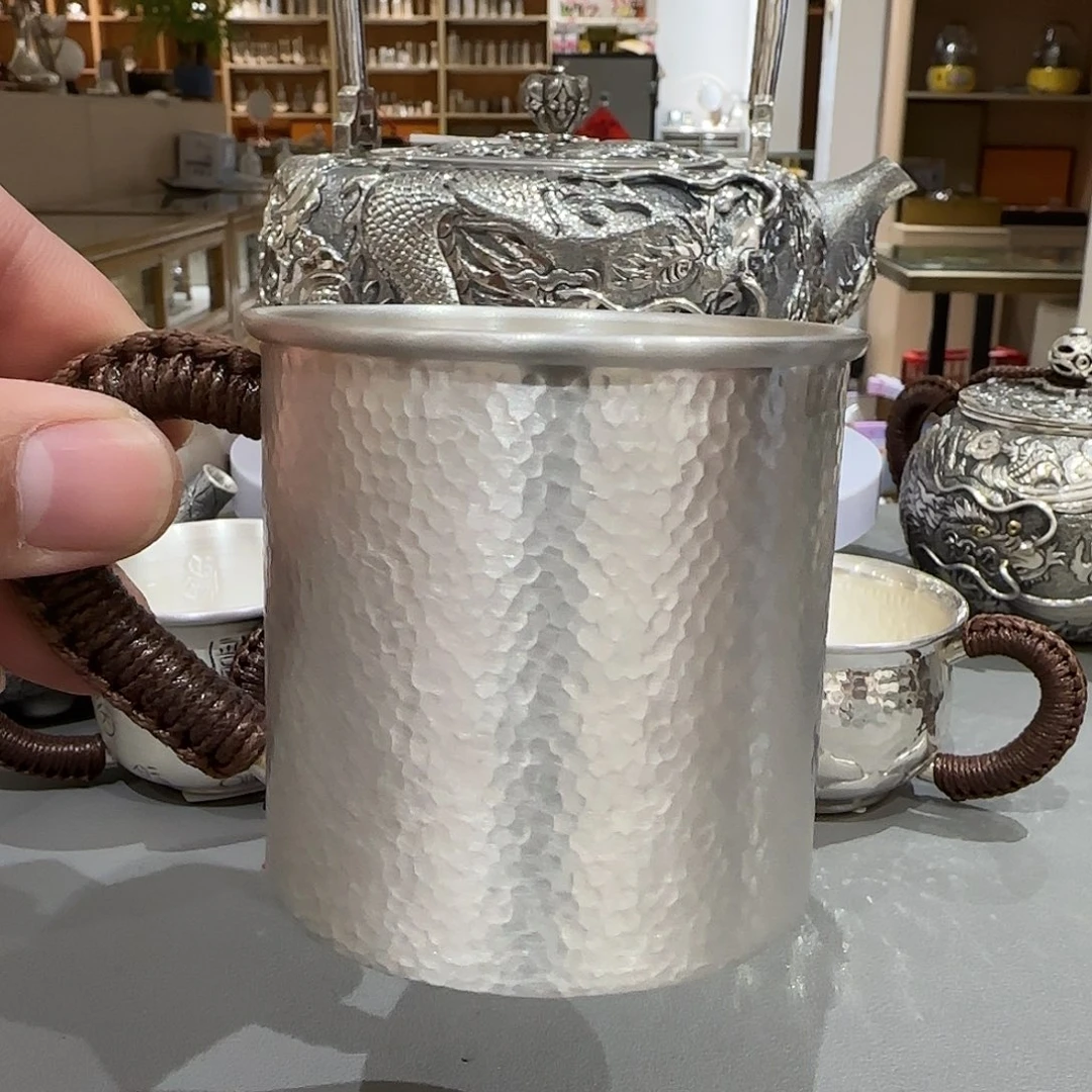 精品小茶缸 足银999