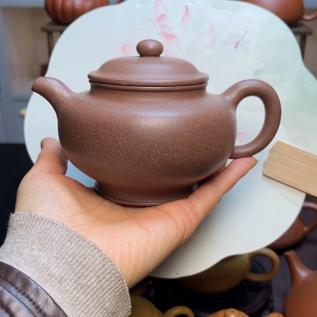 拿****紫砂茶壶手工制作原矿紫砂