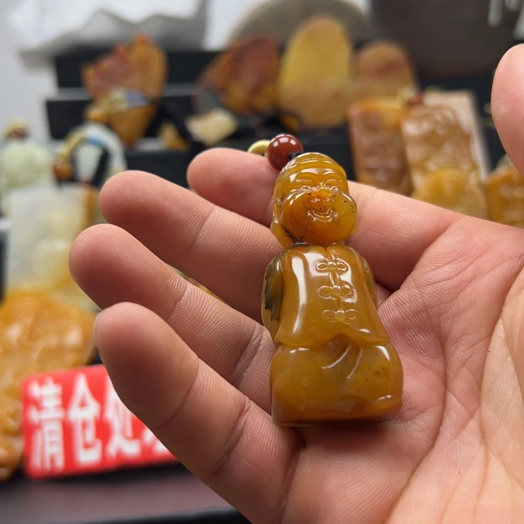 石英质玉（黄龙玉）未镶嵌多选发其一