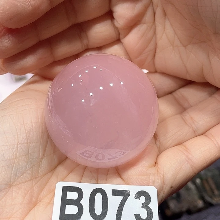 球未镶嵌水晶陶*粉晶