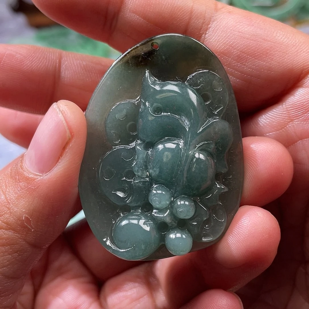 颈饰未镶嵌翡翠翡玉缘翡翠