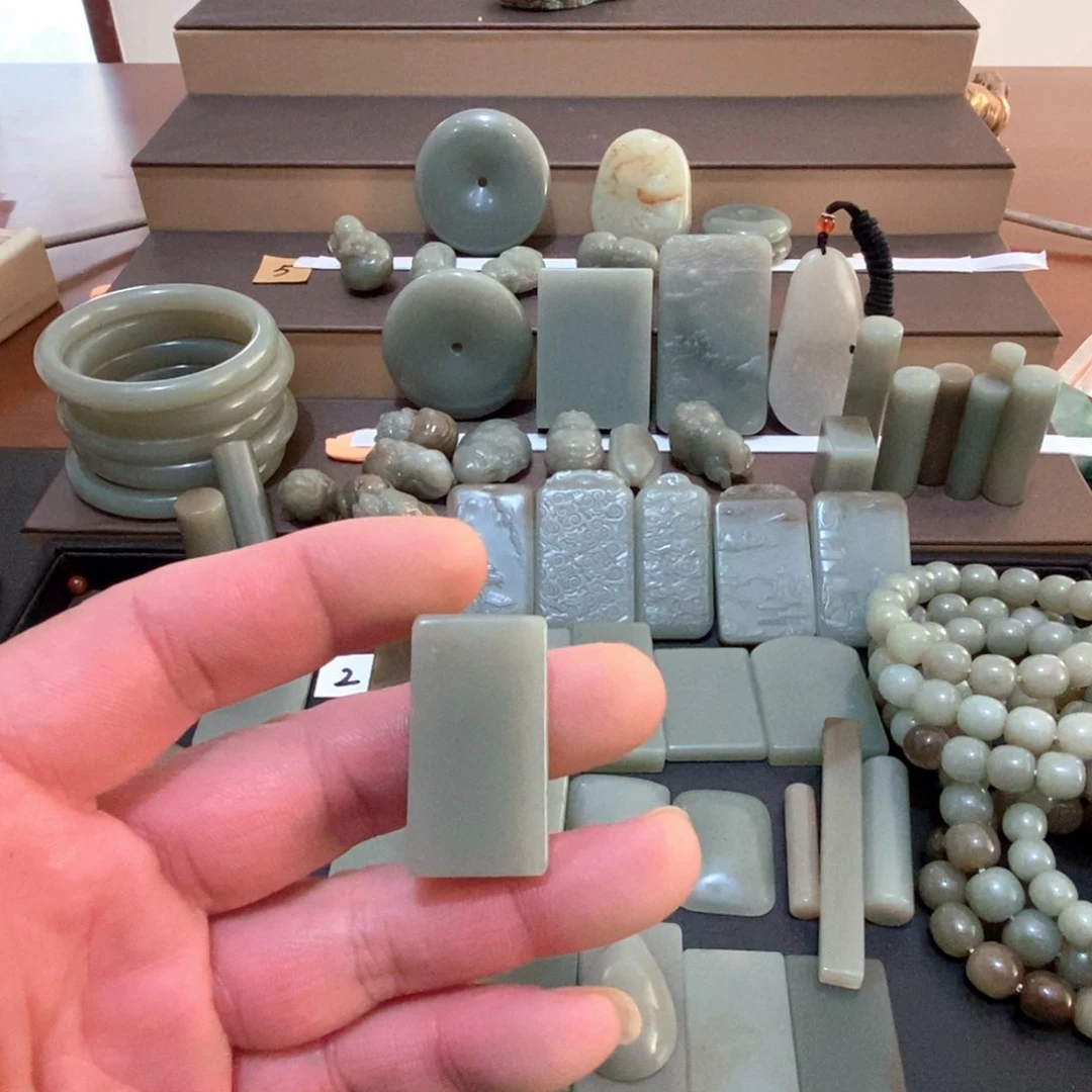 和田玉颈饰未镶嵌晖*35