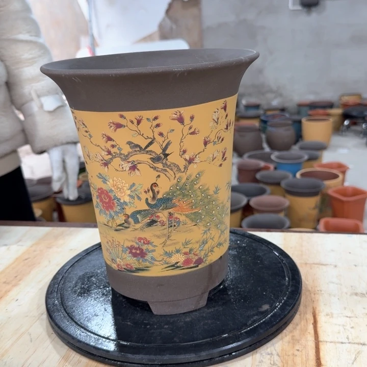 紫砂紫砂花盆s x c v v