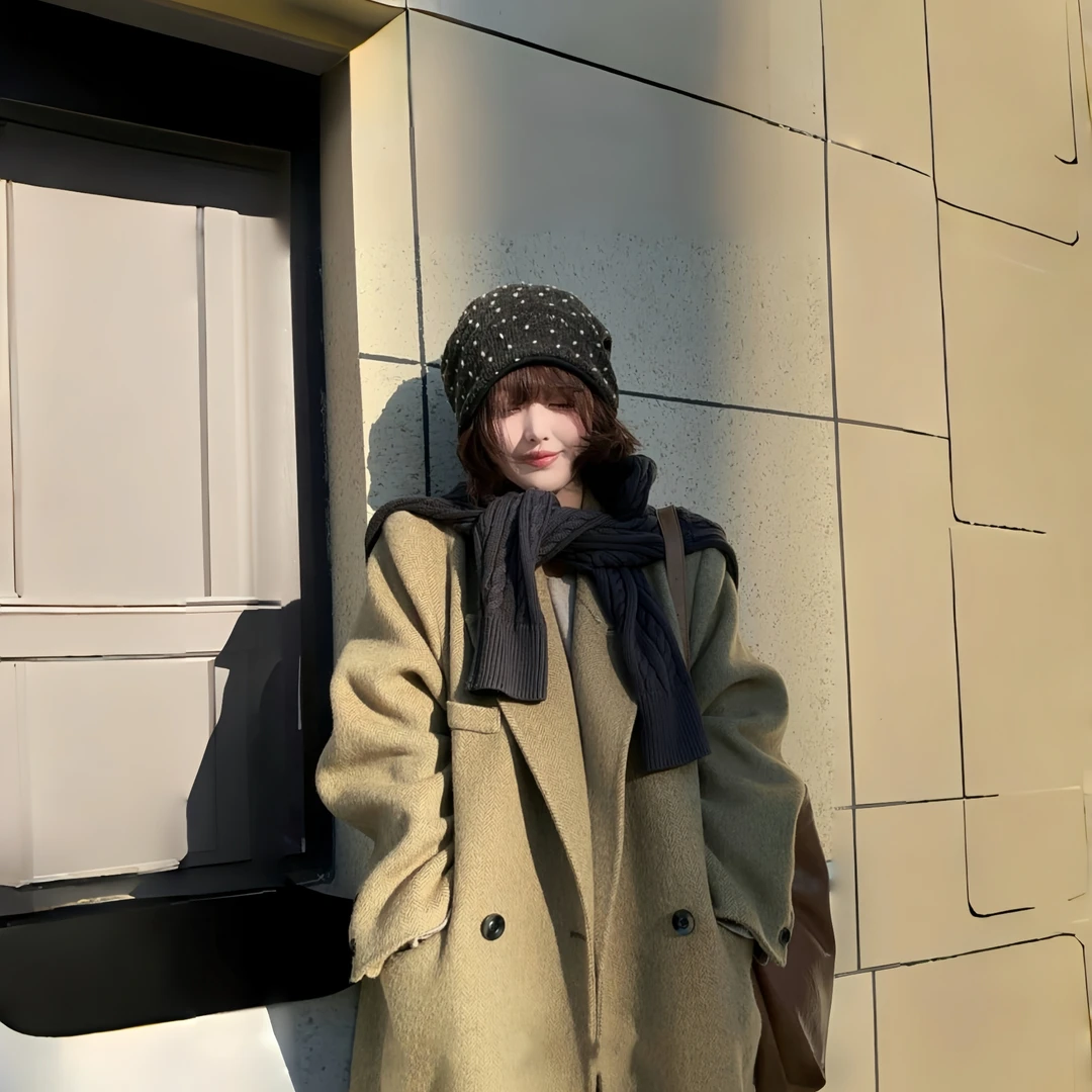 【调色盘】休闲风常规秋冬纯色时尚洋气外套