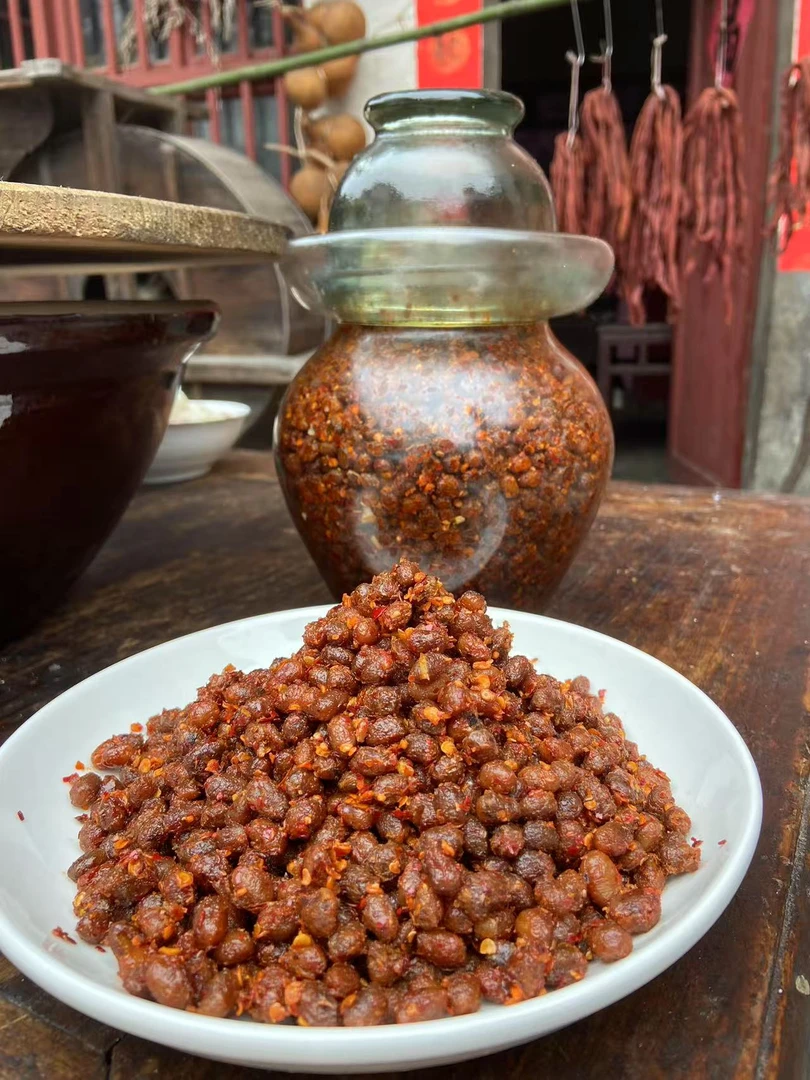 【乡村好货】湖南邵阳风味香辣豆豉农家传统手工老坛腌制特色美食
