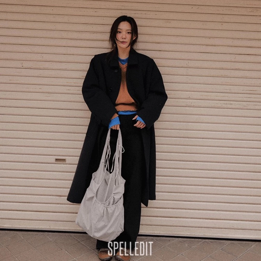 SPELLEDIT25冬四期黑牛仔喇叭裤