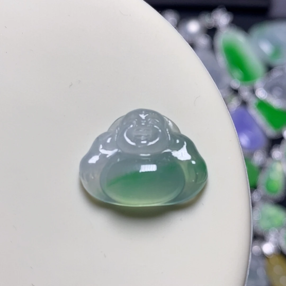 翡翠未镶嵌吊坠(不含链)佛