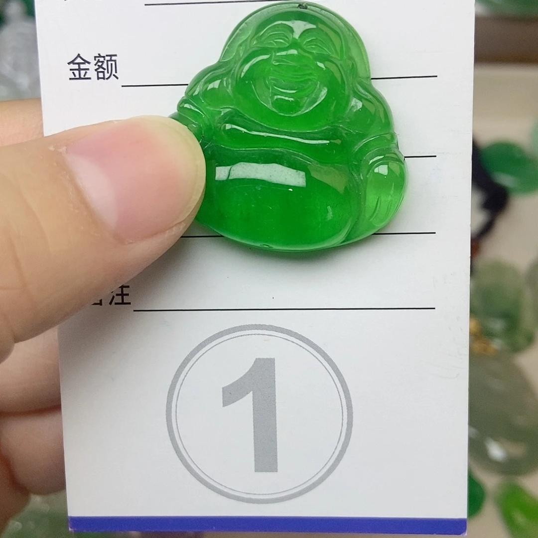 颈饰未镶嵌翡翠佛公