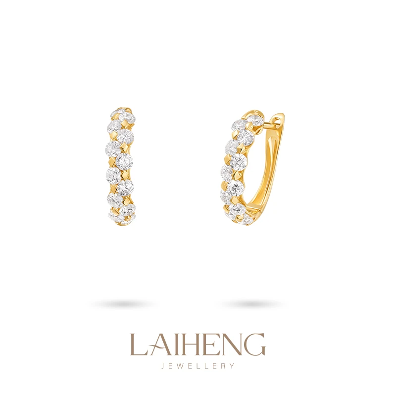 18K金 钻石耳饰  244361