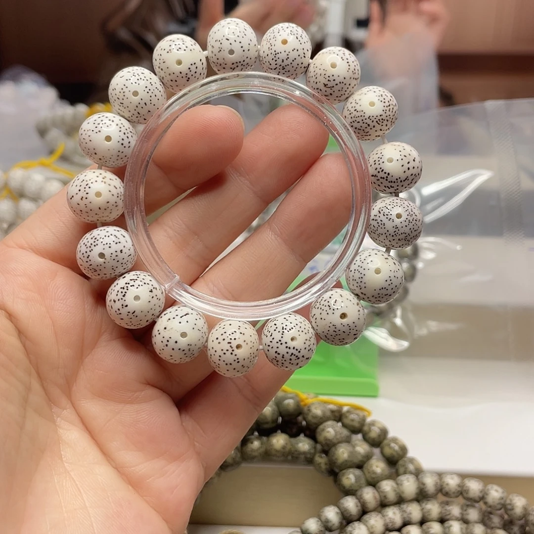 星月菩提吊坠15圆脱脂顺白单圈