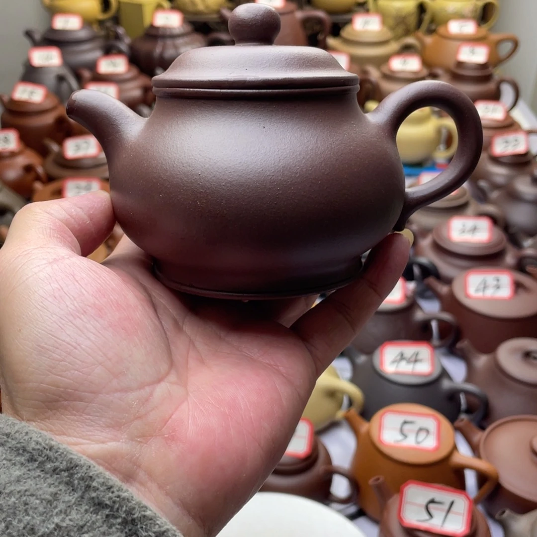 茶壶紫砂宜兴紫砂半手工