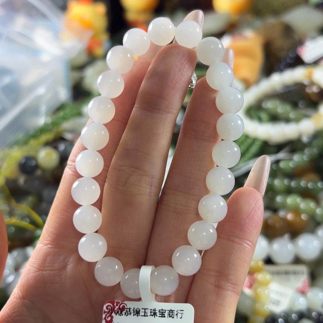 和田玉未镶嵌手串138