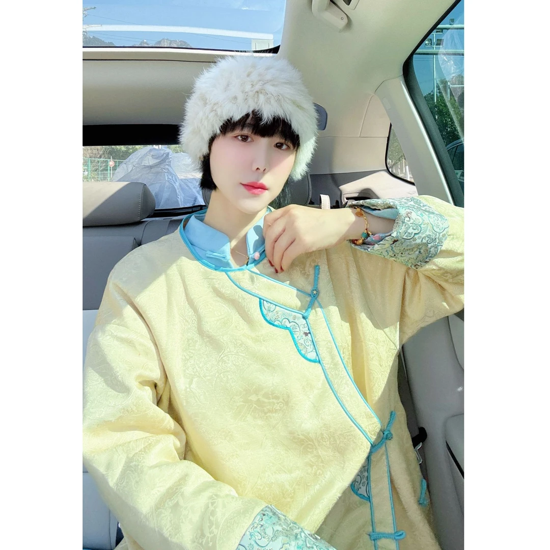 《彩云》如意襟棉服外套