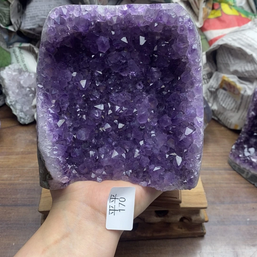 紫晶珠宝半成品未镶嵌