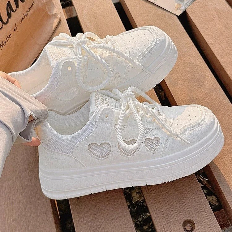 夏天女鞋透气小白鞋网面网鞋2025爆款配裙子鞋子百搭夏天透气鞋女