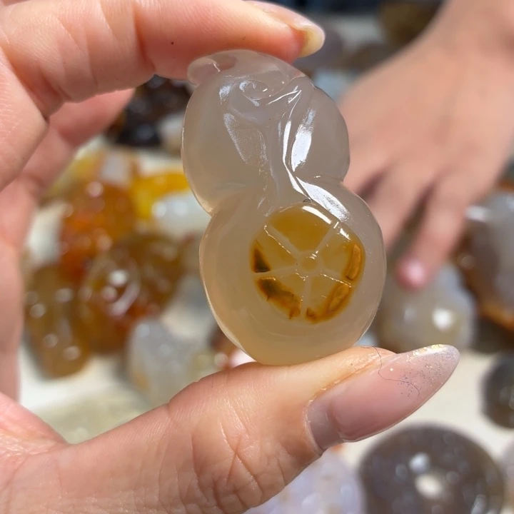 玛瑙/玉髓未镶嵌吊坠(不含链)