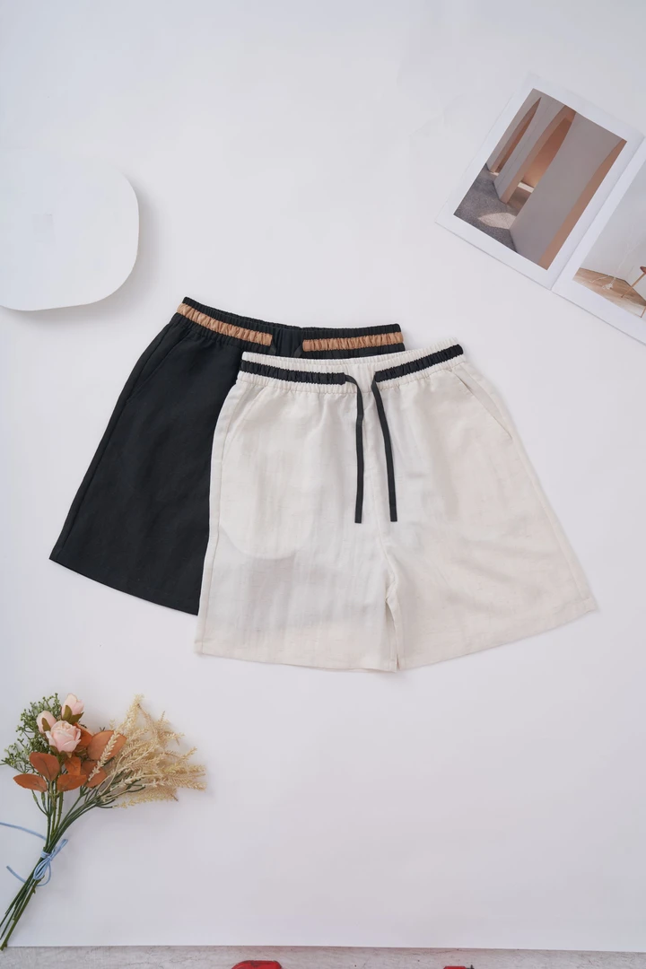 【天丝亚麻短裤】男士夏季短裤休闲高级休闲时尚透气天丝亚麻5分裤