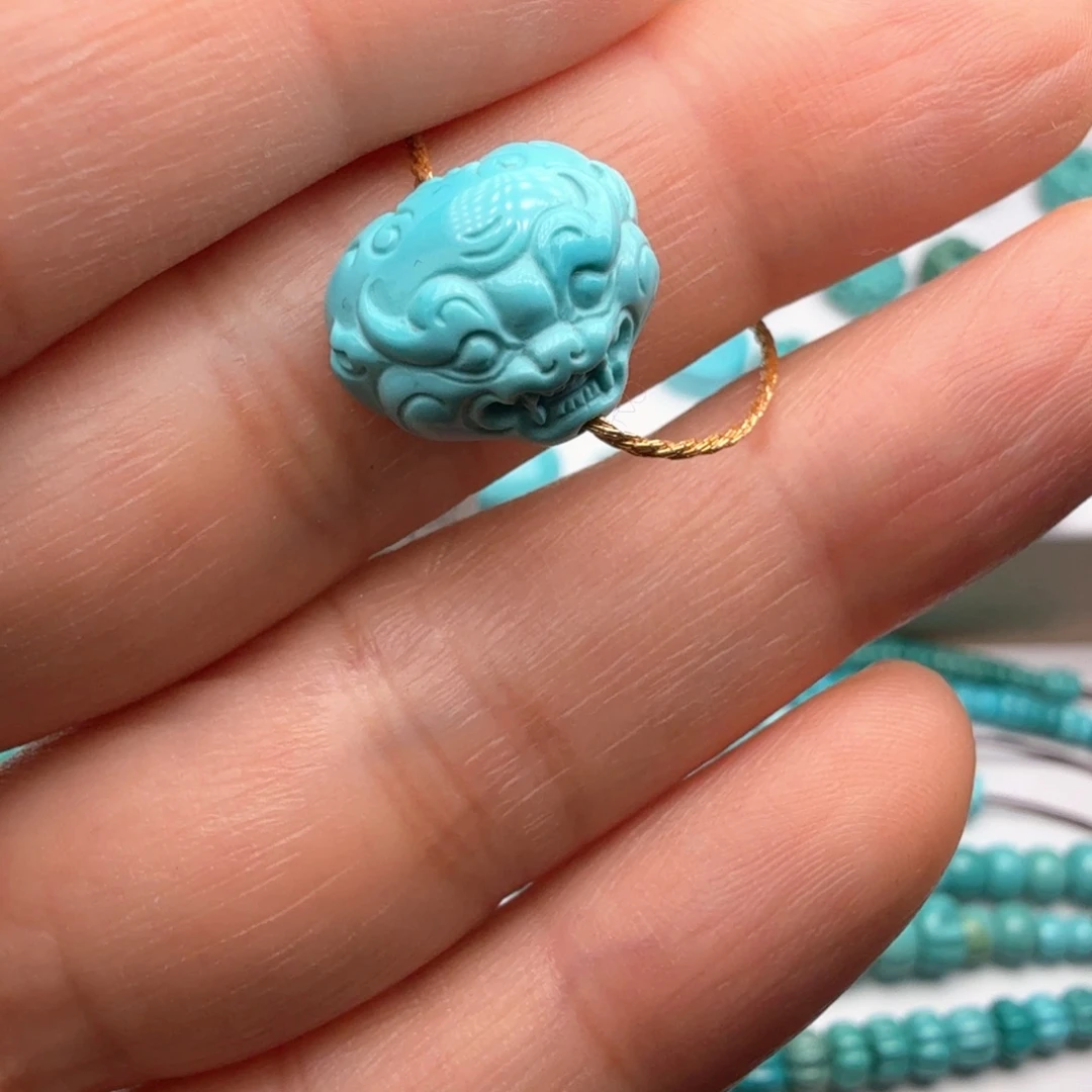 绿松石未镶嵌吊坠(不含链)