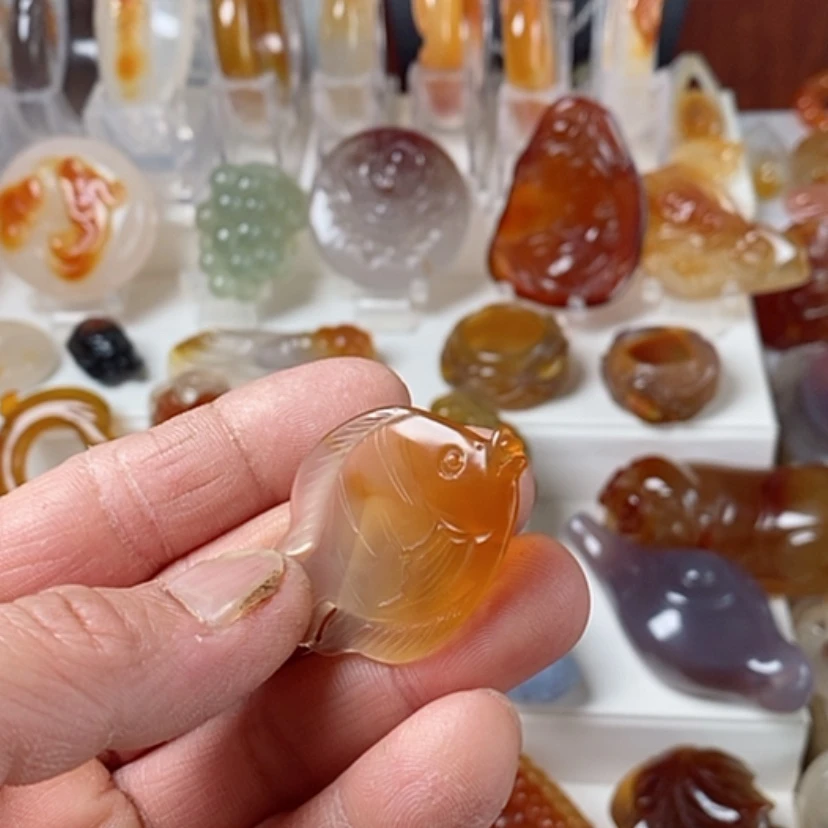 【闪购商品】玛瑙/玉髓挂件未镶嵌