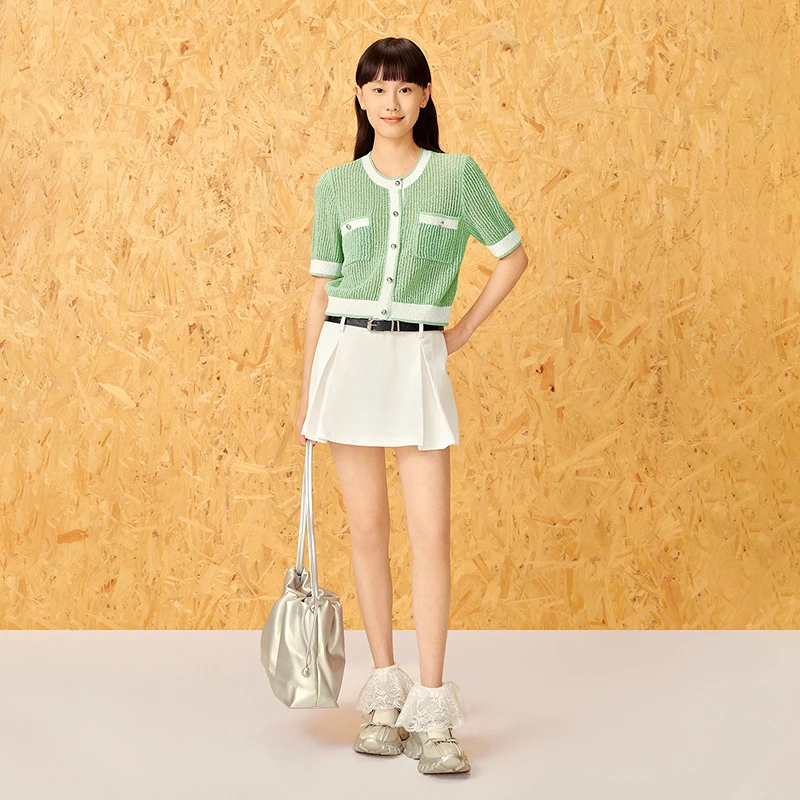 ToyzY2025夏季新款针织开衫ZC35206150