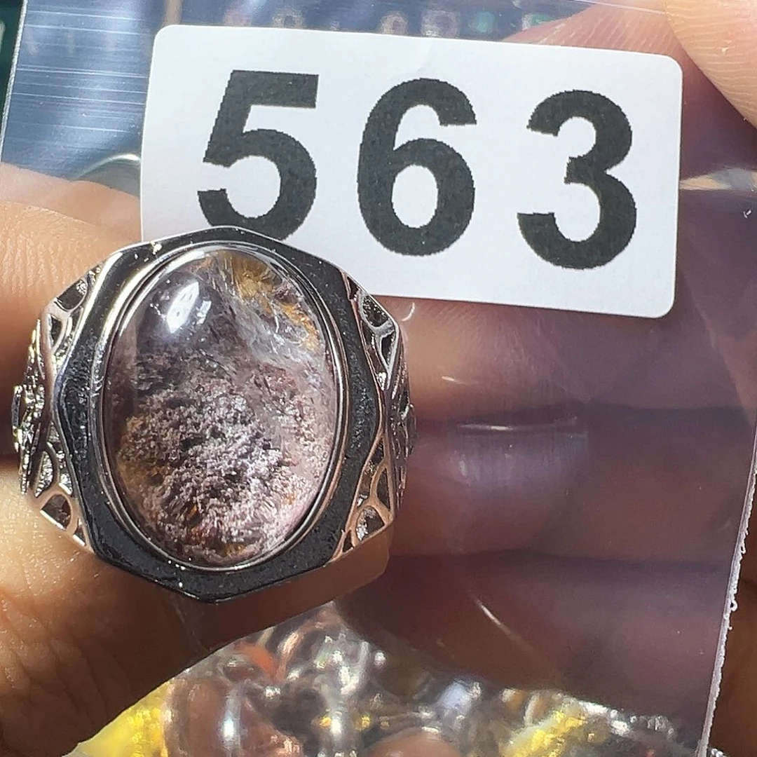 水晶戒指未镶嵌幽灵戒指活口可调节