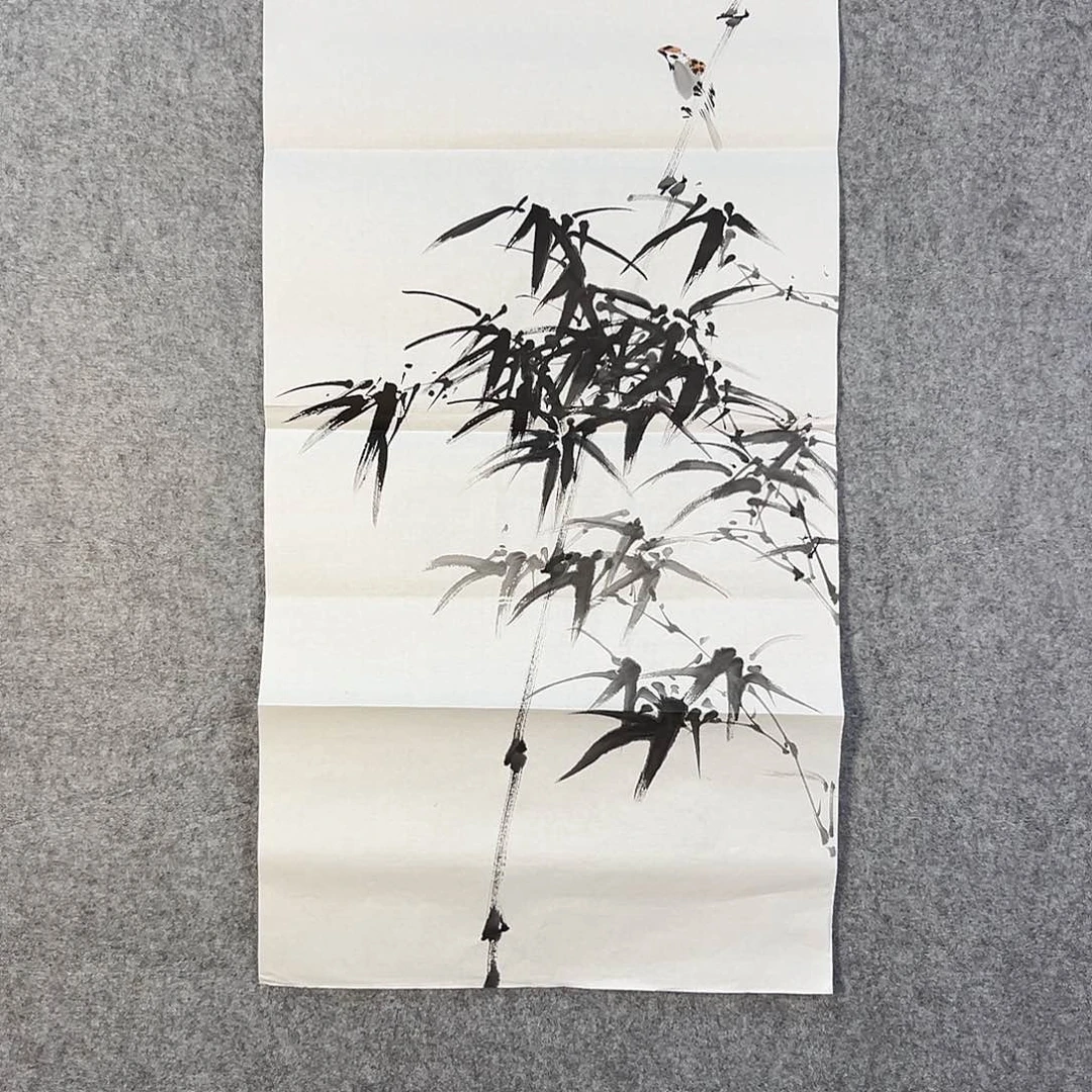 国画326 花鸟在此鸣叫时还要一