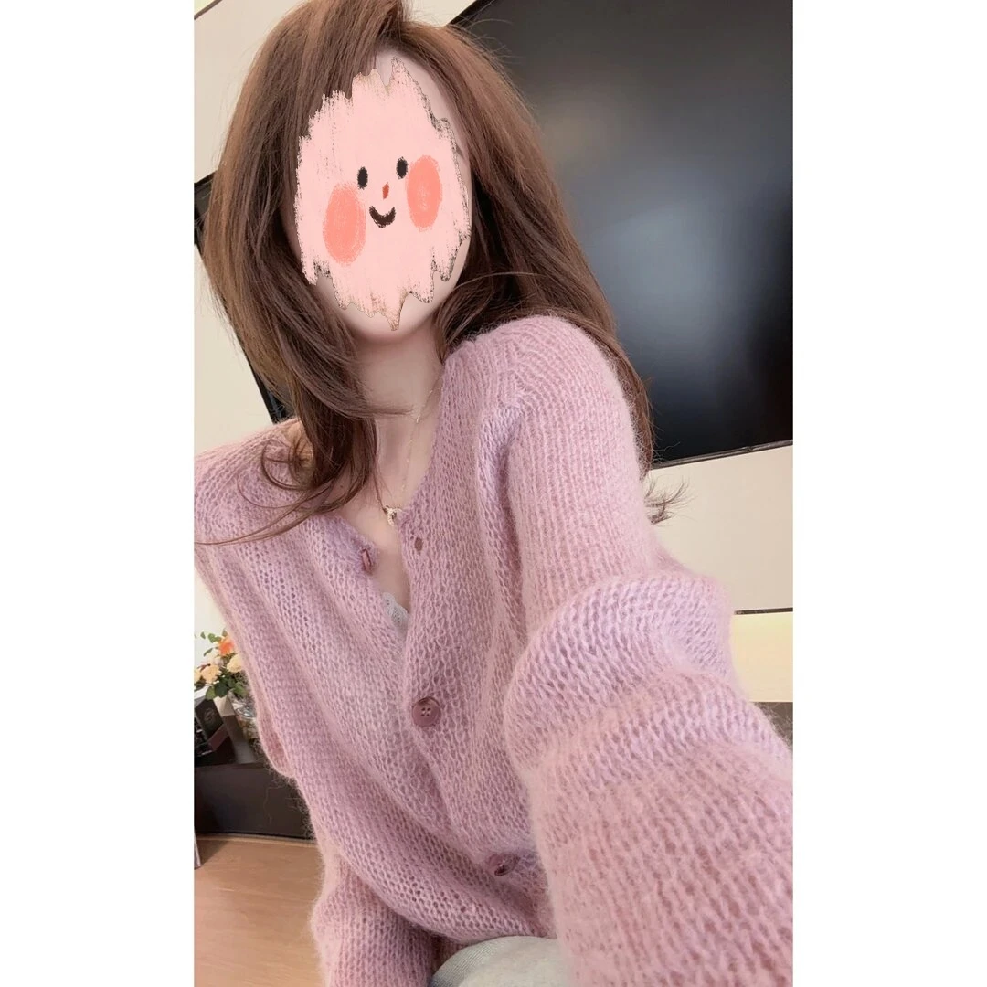 小众设计感气质长袖针织开衫女装2025秋季新款温柔风软糯百搭上衣