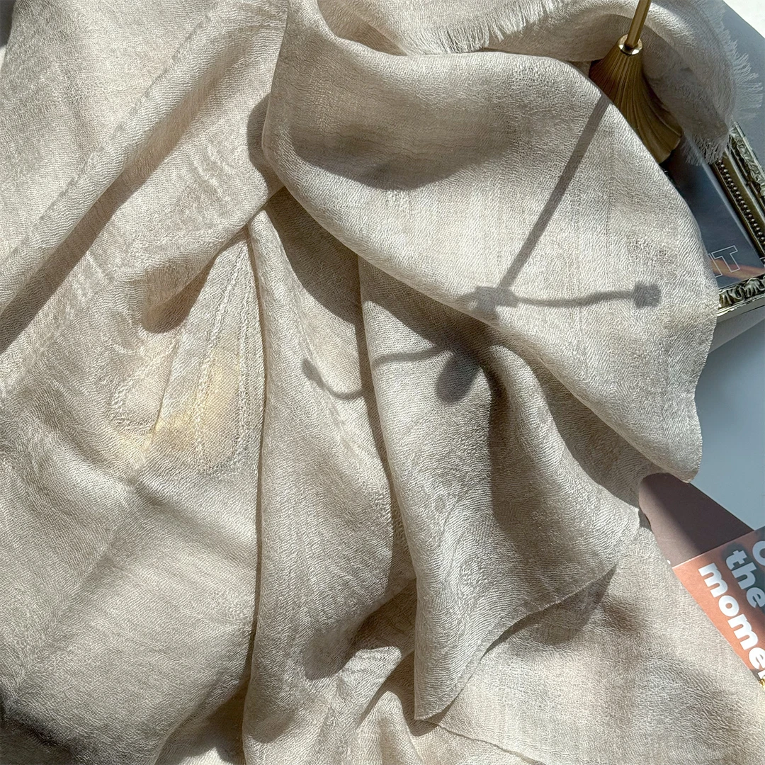 【佩斯利秘境】提花羊绒方巾羊绒围巾秋冬保暖女防晒披肩外搭丝巾