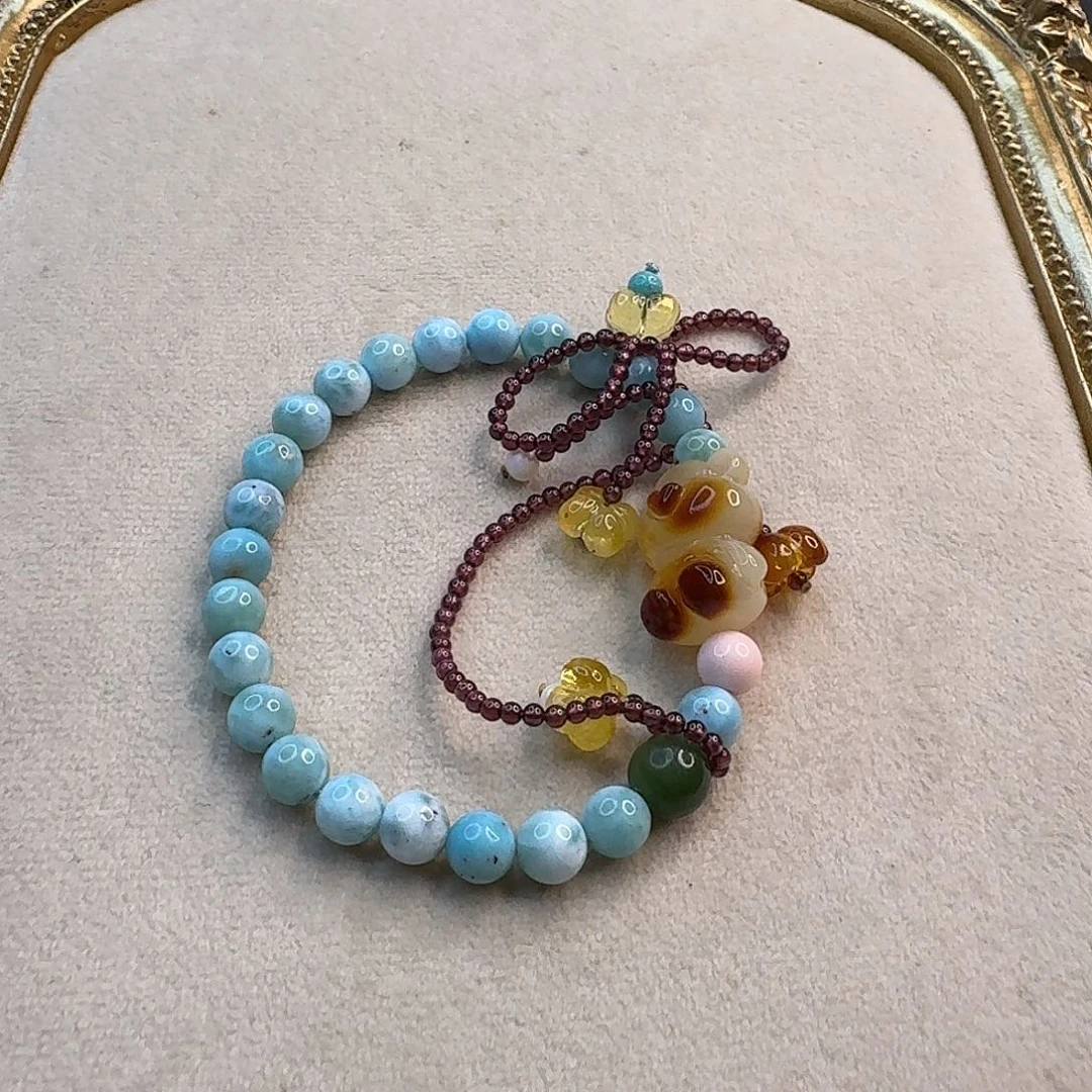 未镶嵌琥珀手链琥珀手串