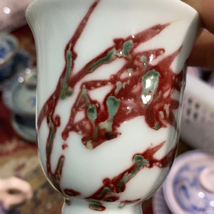摆件陶景德镇陶瓷主人杯13444