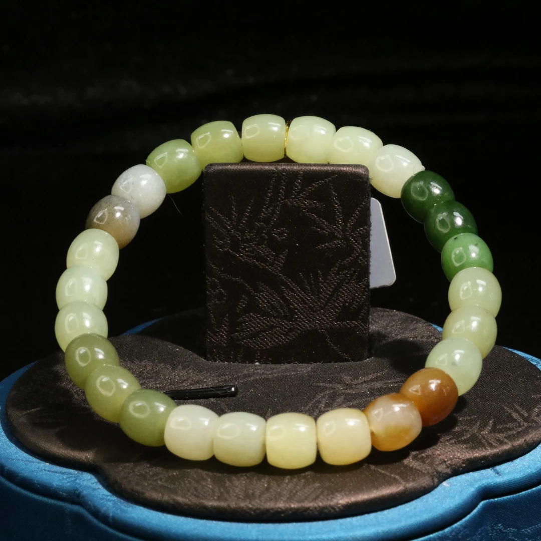 3和田玉碧玉手链/700822保利厦门拍卖