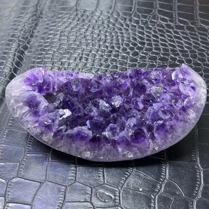 未镶嵌发饰水晶抛光紫晶