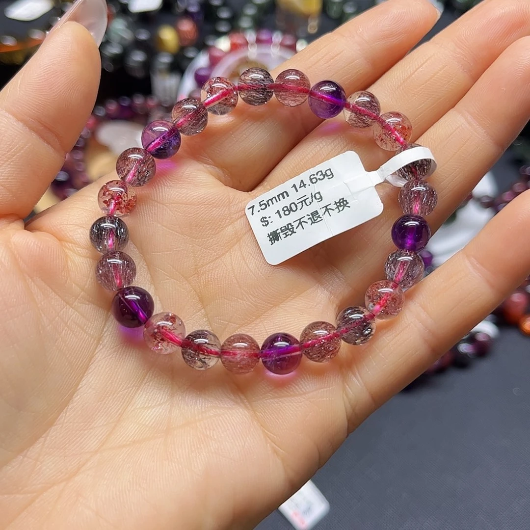 水晶手链未镶嵌天然水晶